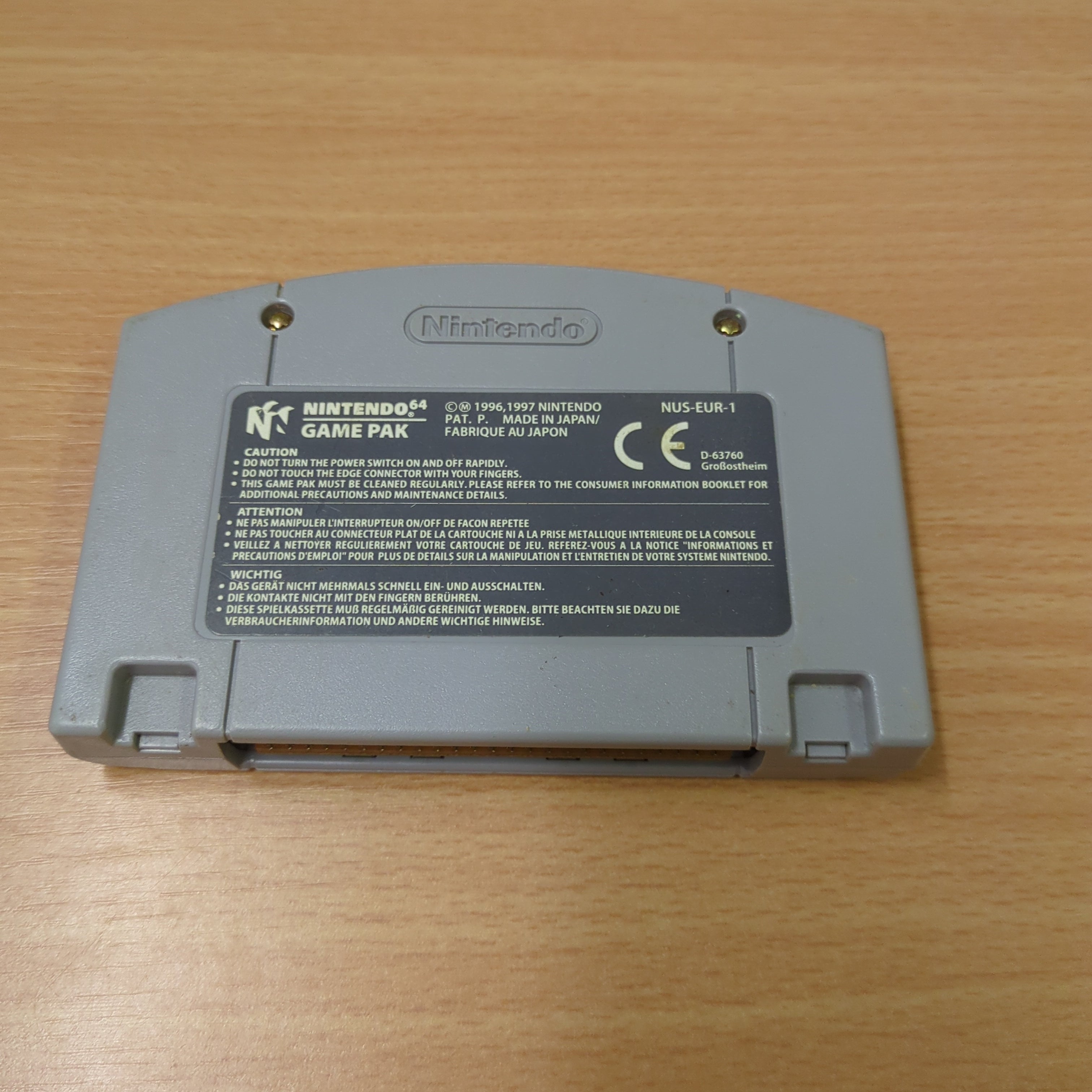 Operation Winback Nintendo N64 game Cart Only Operation Winback Nintendo N64 game Cart Only